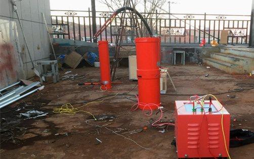 變頻串聯(lián)諧振實(shí)驗(yàn)裝置接線圖 變頻串聯(lián)諧振實(shí)驗(yàn)裝置接線圖